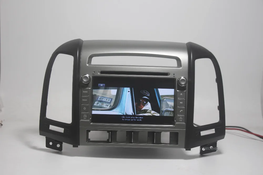 2din 1024*600 Восьмиядерный 4G Android 9,0 автомобильный Радио DVD gps для hyundai Santa Fe 2006-2012 головное устройство радио Cessette рекордер BT карта