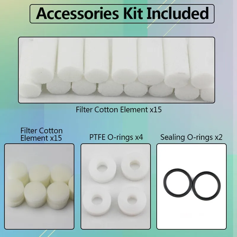 M10x1 Thread Hand Pump Filter Paintball PCP Water-Oil Separator with Filtering Cotton Quick Coupler Purify Air 300bar 4500psi | Спорт и