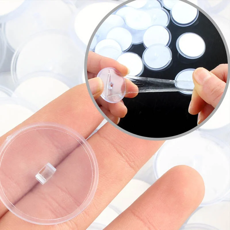 20PCS Self-adhesive Small Disc Hook Ceiling Transparent Strong Christmas Seamless Hanging Flag Hooks Household Products - купить по