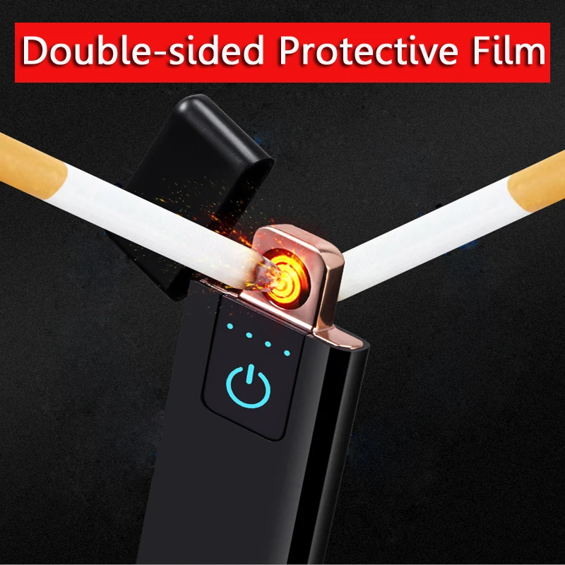 Электронная usb зажигалка, портативная мини сигарета, зарядка зажигалки, ультра тонкие аксессуары для электрических сигарет W/Подарочная коробка