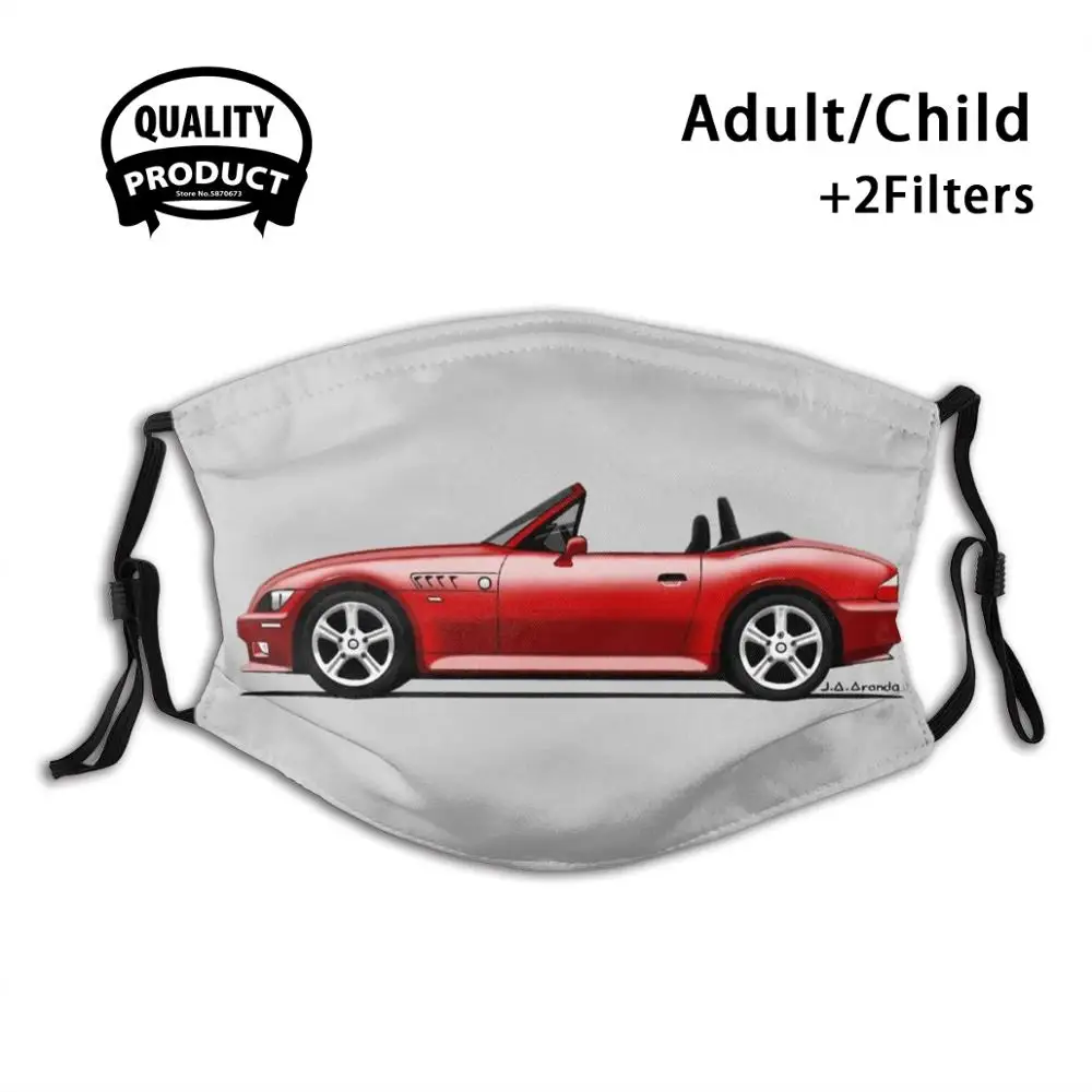 

Пылезащитная маска Roadster красного цвета с фильтром для мужчин и женщин, моющиеся черные маски, родстер, трансформер, немецкий дизайн goseatonо Jaag