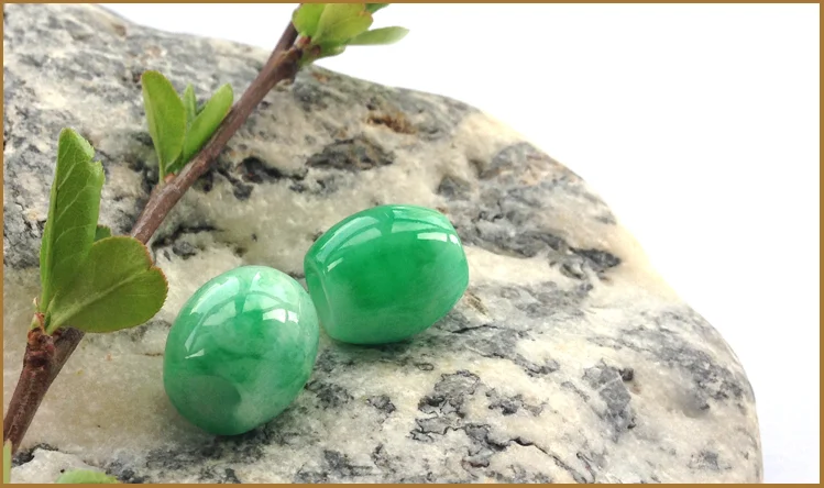 100% натуральный зеленый нефритовый бисер кулон ожерелье для женщин ювелирные