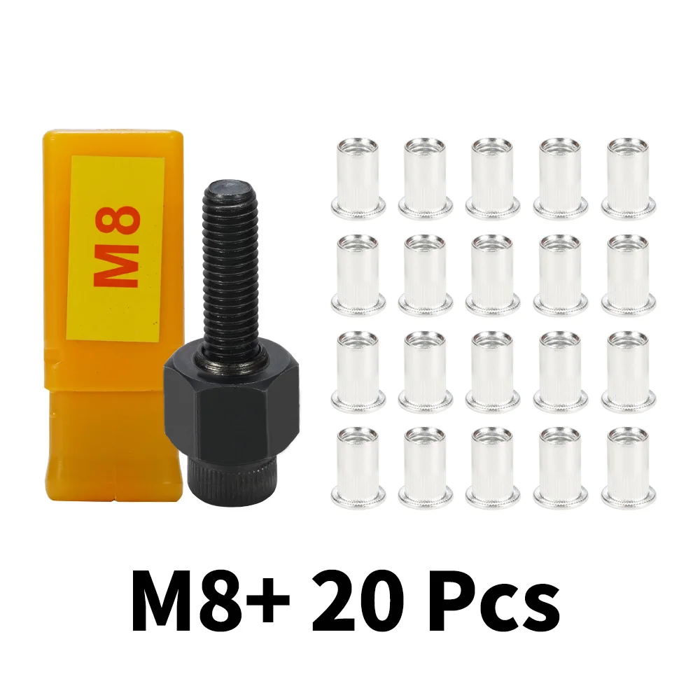 

Ручной заклепочник HIFESON с алюминиевыми гайками M3-M10