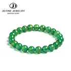 Браслет JD Feng Shui с зелеными агатовыми бусинами для мужчин и женщин, мужской браслет с искусственным богатством и удачей для женщин и мужчин