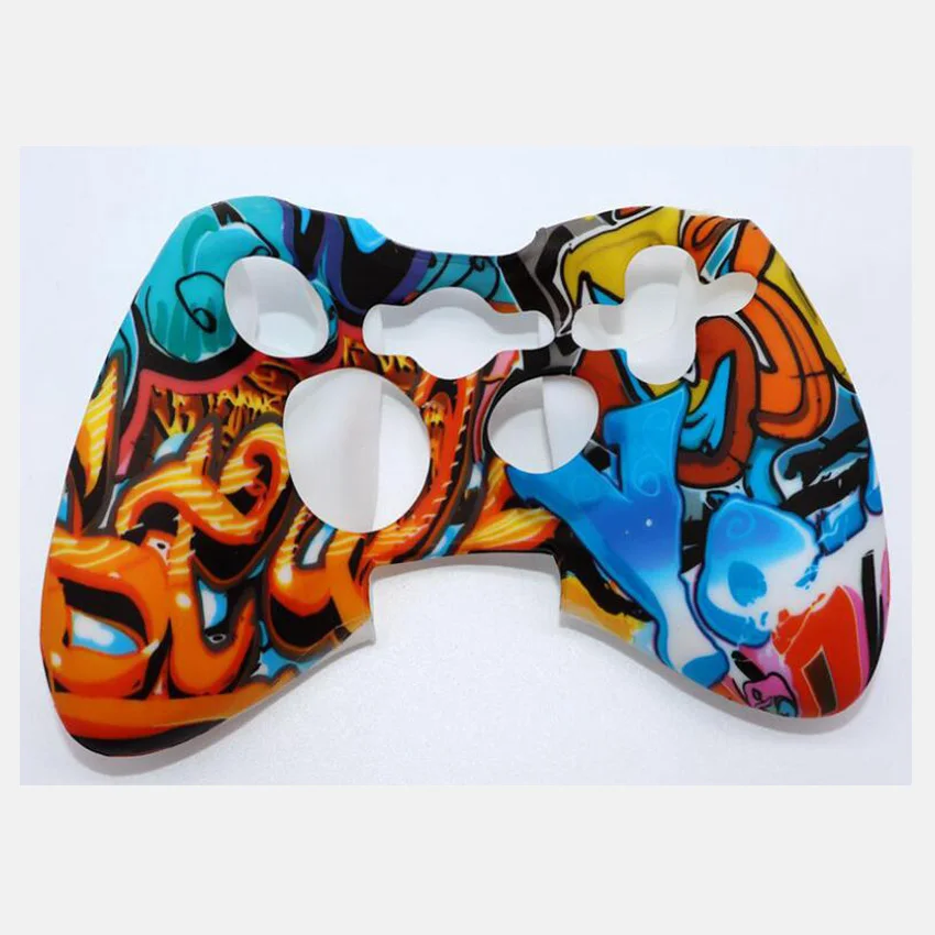 

For xbox 360 game handle silicone cover 360 wired wireless protective cover non-slip, sweat-proof and dust-proof multicolor