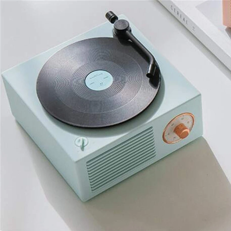 

3 in 1 Gramophone Record Players,Portable Wireless o Retro Bluetooth Speaker Subwoofer Mini Speaker Soundbar