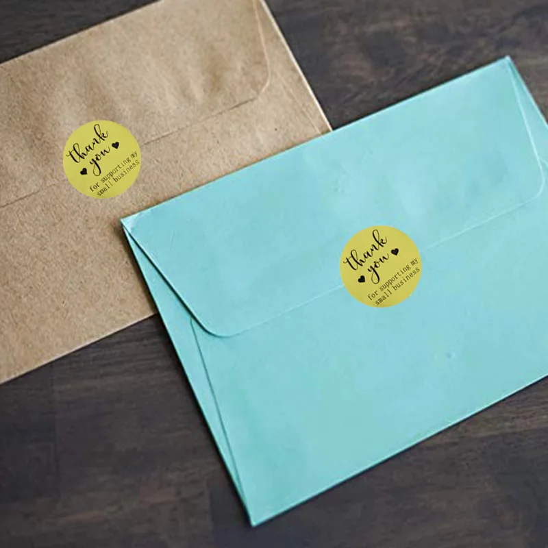 

Gift Sealing Stickers Thank you Love Design Diary Scrapbooking Stickers Festival Birthday Party Decorations Labels 2.5cm 500Pcs