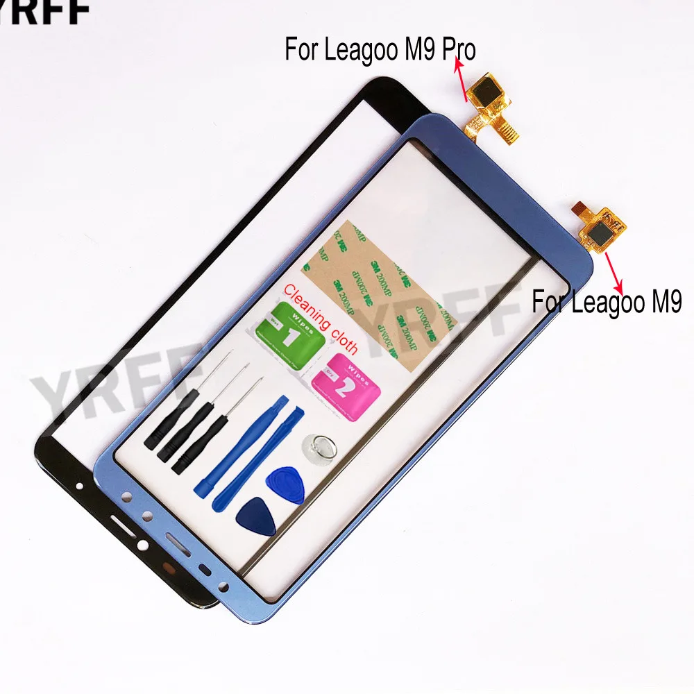 Сенсорный экран для Leagoo M9 черный сенсорный телефона Pro дигитайзер сенсорная