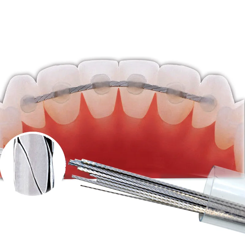 Ортодонтические языковые фиксаторы Стоматологические лигатурные провода