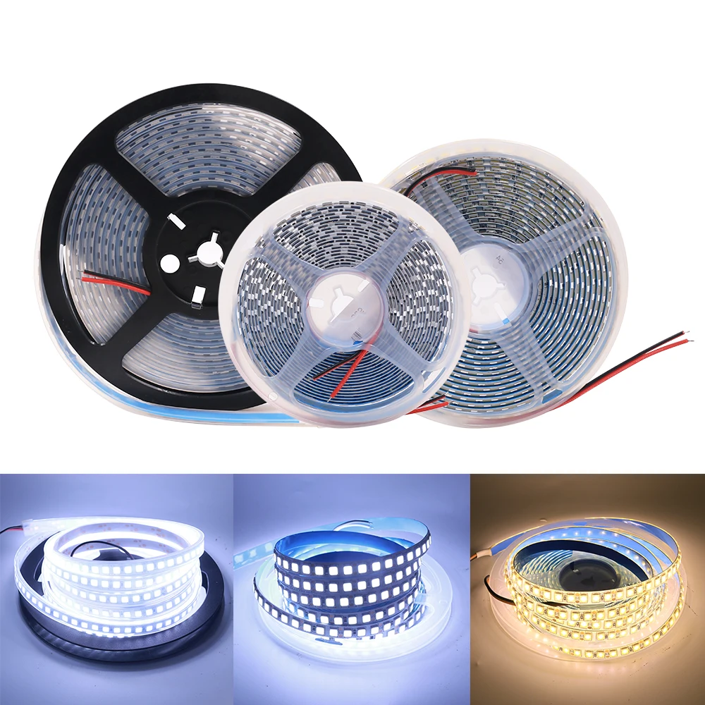 Светодиодная лента сверхъяркая 60 светодиодов/м 5054 12 В 5 м холодный белый/теплый