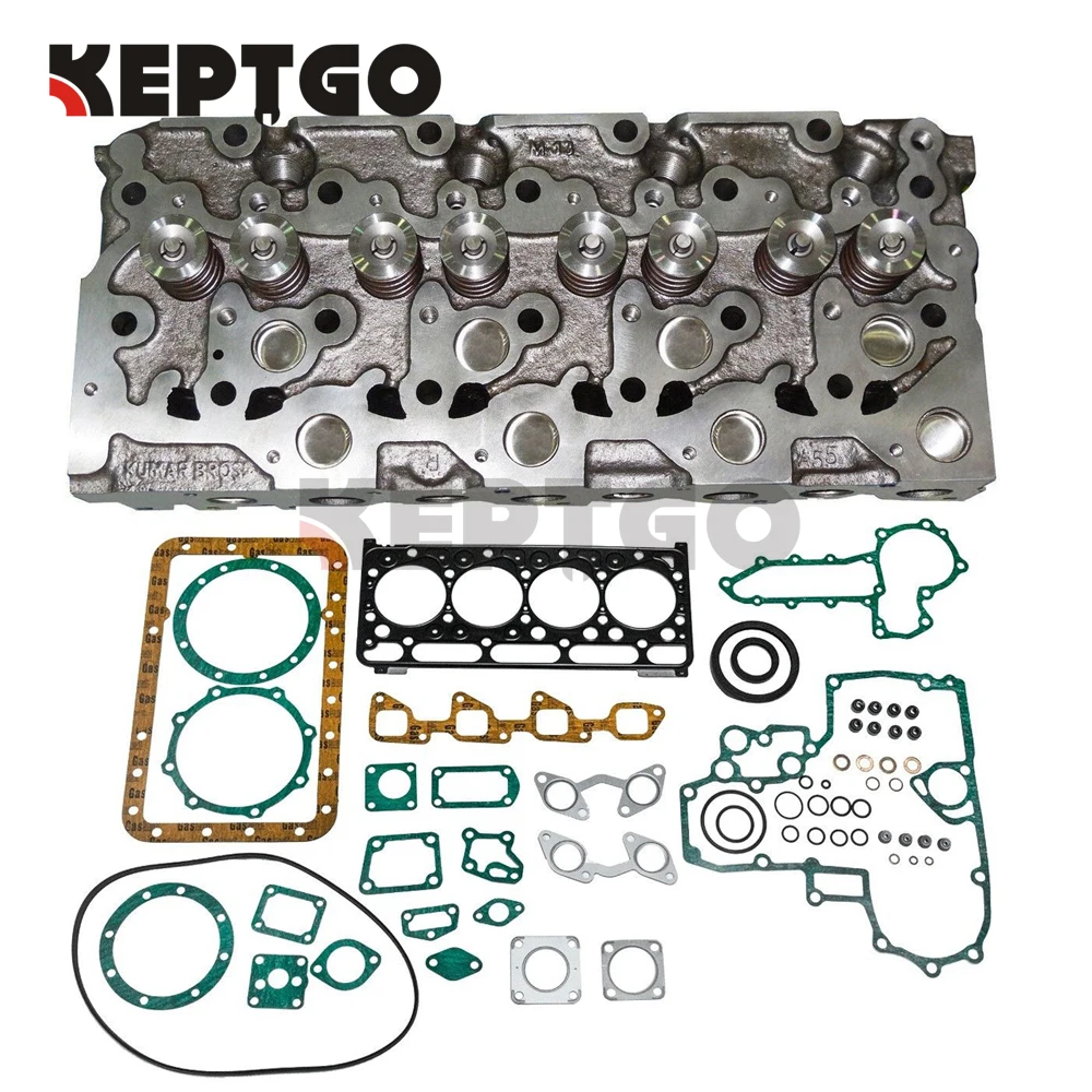 

New Complete Cylinder Head for Bobcat 763 Kubota V2203 & Full Gasket Set