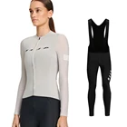 Комплект спортивной одежды MAAP женский из полиэстера, профессиональный комплект одежды для велоспорта с длинными рукавами, рубашка, штаны, дышащие, для весны и осени