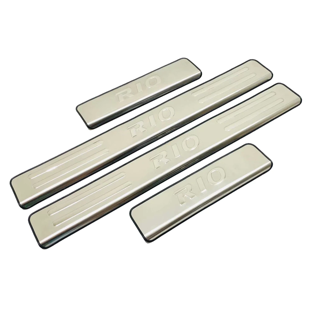 Автостайлинг аксессуары для 519 2014 2020 нержавеющая дверь порога потертости