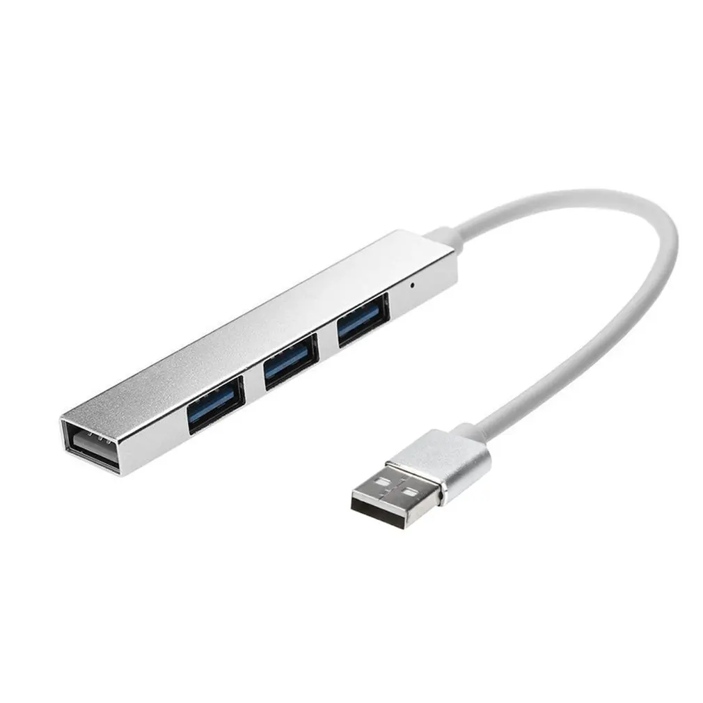 Мульти USB 3 0 концентратор 4 порта Высокоскоростной тонкий компактный