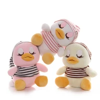 duckling in pajamas kawaii plush toys duck cartoon comic anime model doll stuffed toy christmas birthday gift for children