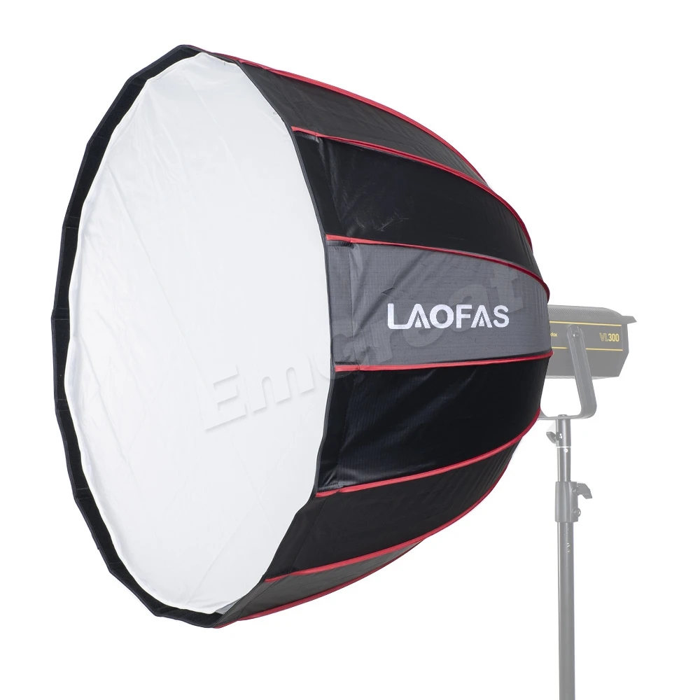 LAOFAS Umbrella soфтbox 16 стержней глубокий параболический быстро складывающийся со