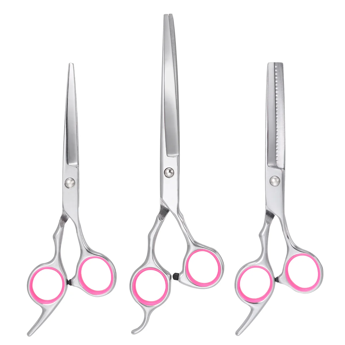 

UEETEK Pet Hair Grooming Scissors Kits Stainless Steel Dog Cat Grooming Scissors Set