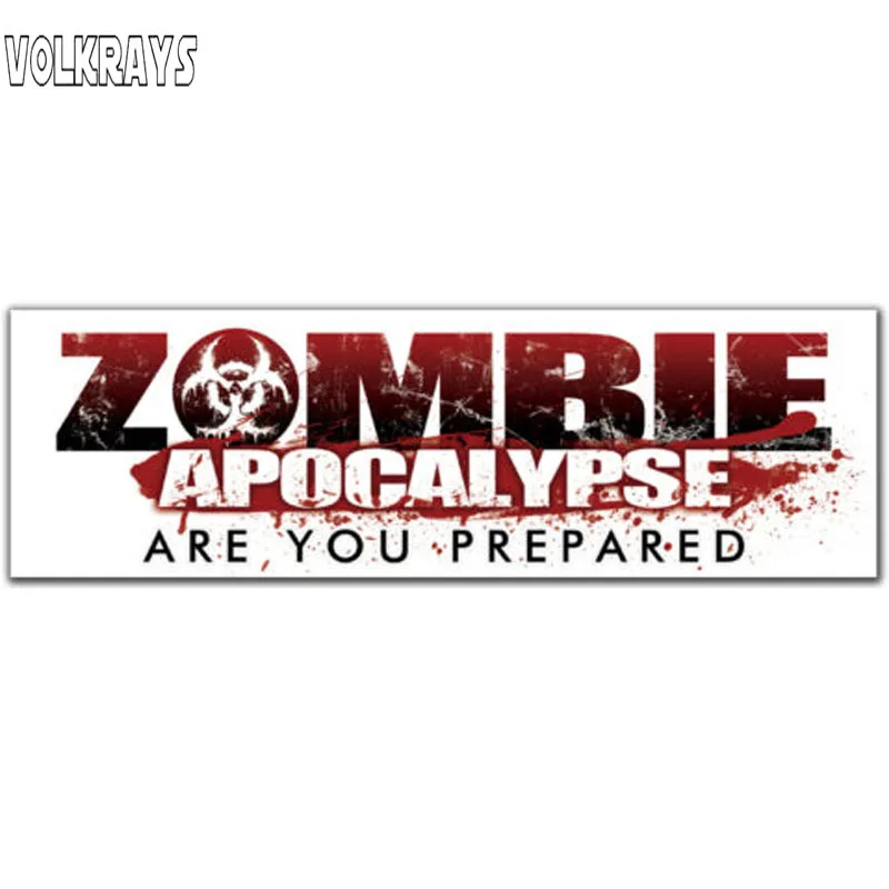 Volkrays креативные автомобильные стикеры зомби Apocalypse Готовы ли вы? Аксессуары
