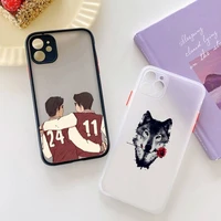 teen wolf stilinski 24 phone case matte transparent for iphone 7 8 11 12 plus mini x xs xr pro max cover