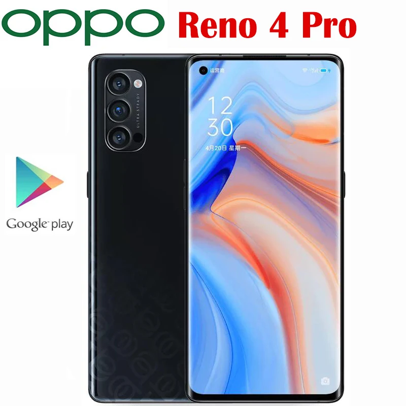 Смартфон Oppo Reno 4 Pro с восьмиядерным процессором Snapdragon 76 4000 мАч 48 МП 6 5-дюймовым