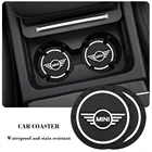 Держатель для стакана с водой, коврик, украшение для BMW MINI COOPER, складной металлический держатель, крепление для GPS на вентиляционное отверстие