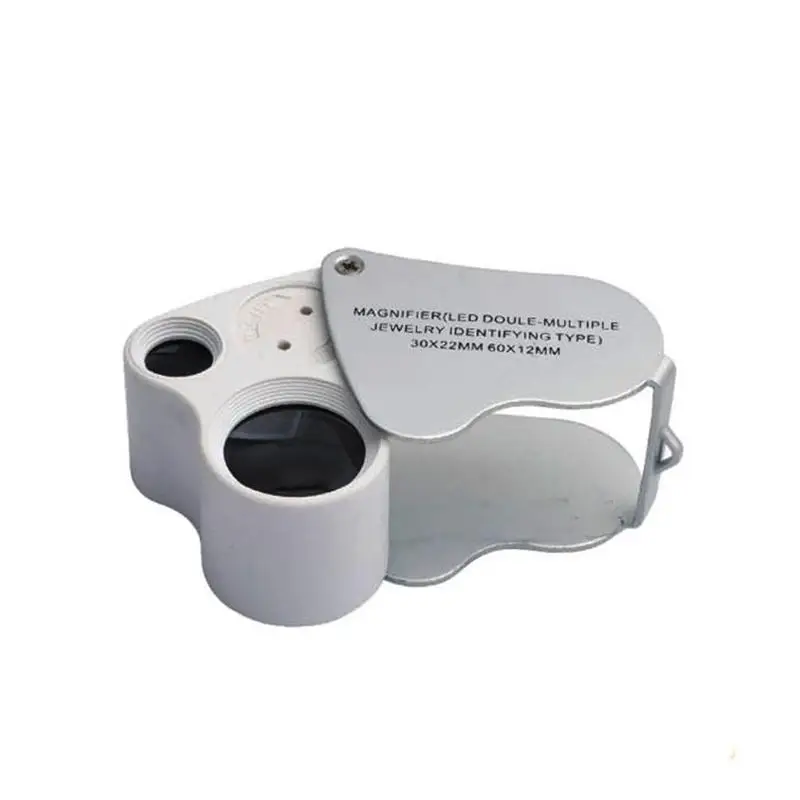 

High Quality 30x 60x Illuminated Jewellery Magnifier Jewelry Tool Appraisal P5U1