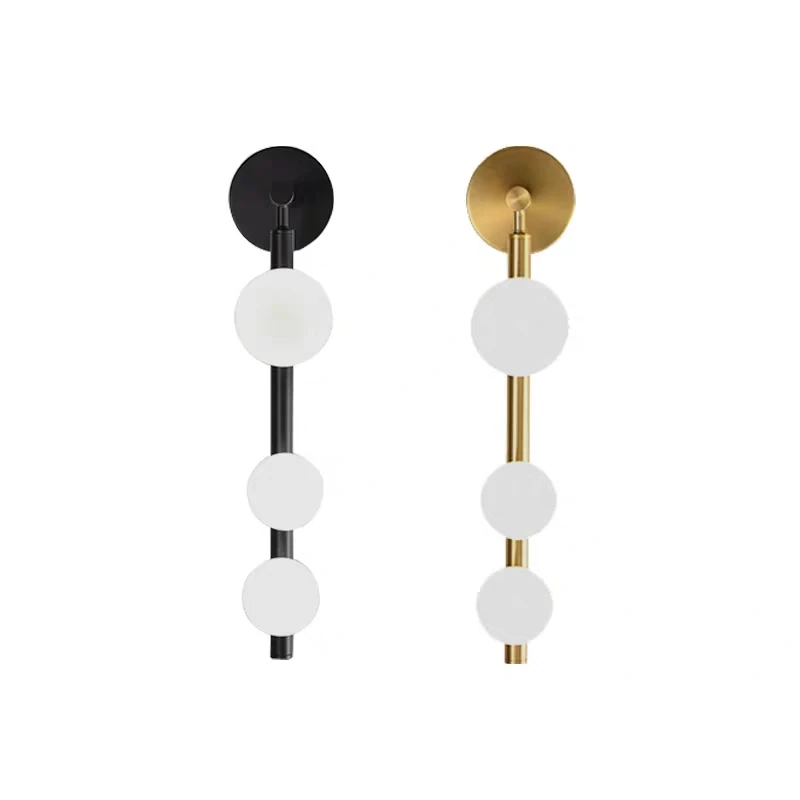 Artpad Lighting-Decorative Wall-Sconces-Light for Corridor Bathroom TV Background Golden Black Metal Wall Mirror Vanity Light G9 | Лампы и