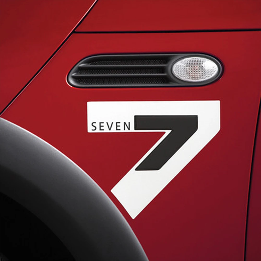 2 шт. автомобильные наклейки на крылья для Mini Cooper R56 R57 R58 R50 R52 R53 R59 R61 R60 F60 F55 F56 F54 Seven 7