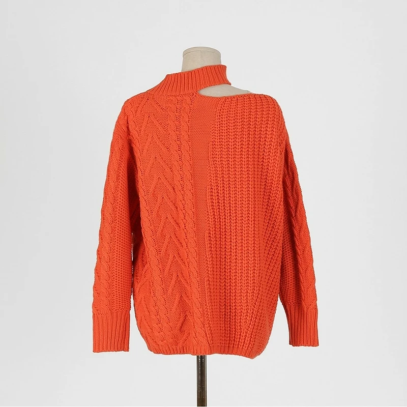 

Off One Shoulder Autumn Winter Clothes Women 2020 Thicken Streetwear Fashion Cool Pullover Korean Style Women Sweater Top