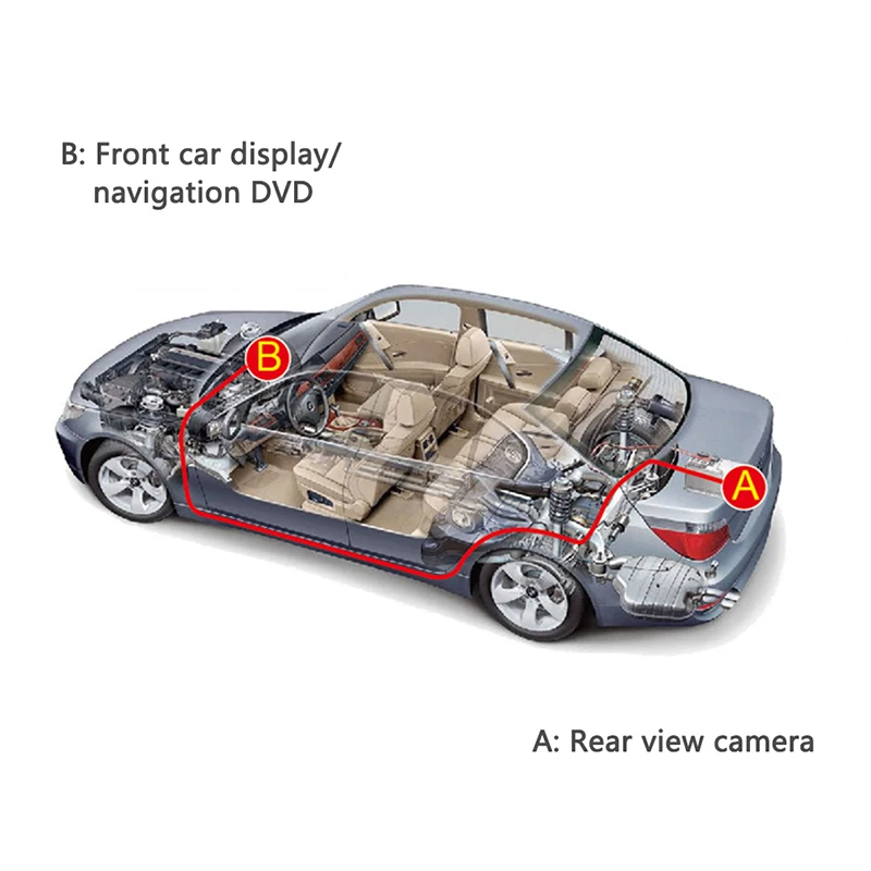 HD Night Vision Car Camera Rear View 8 LED Lights For 12V Cars 720P Resolution | Электроника