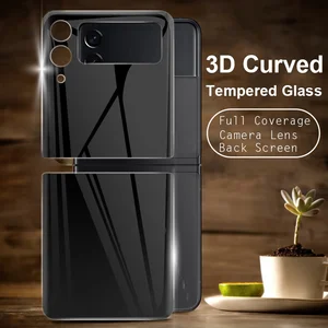 back tempered glass for samsung galaxy z flip3 5g camera lens protector back screen full coverage for galaxy z flip 3 free global shipping