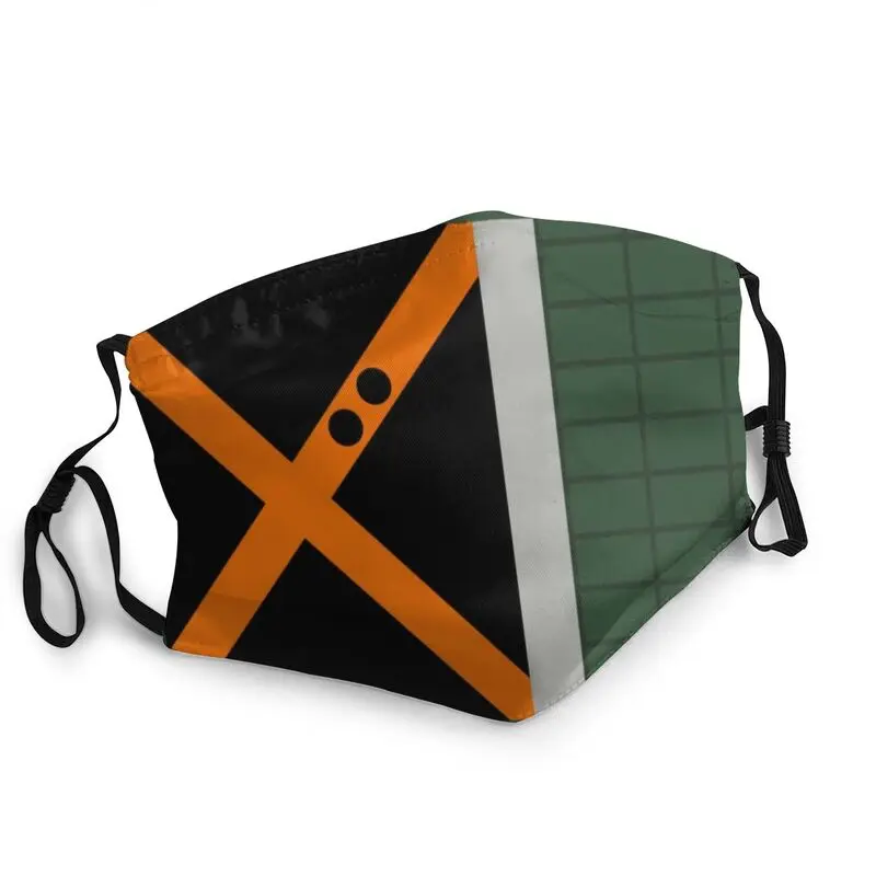 

Manga My Hero Academia Mask Anti Haze Breathable Katsuki Bakugo Anime Face Mask Protection Unisex Adult Respirator Mouth Muffle