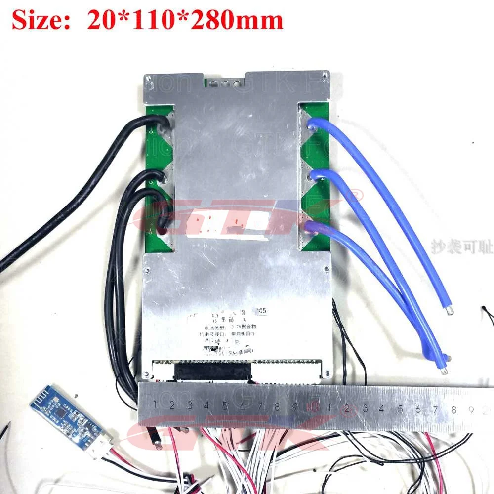 Литий ионный аккумулятор GTK 21S 40A 60A 100A 80A 50A 72V smart BMS pcb balance 77 7 V 88 2 v li ion lipo с