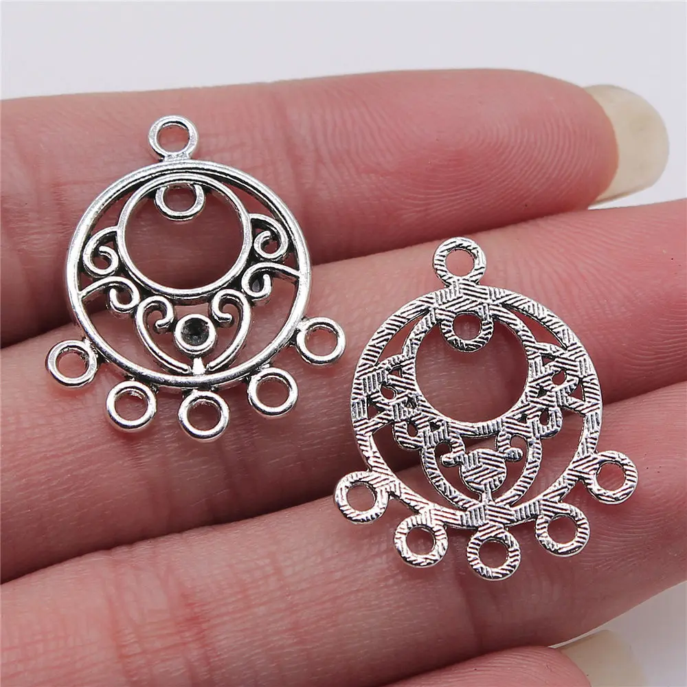 

Pendants Diy Fashion Jewellery 10pcs Earring diy earrings making accessories Connectors 22x26mm