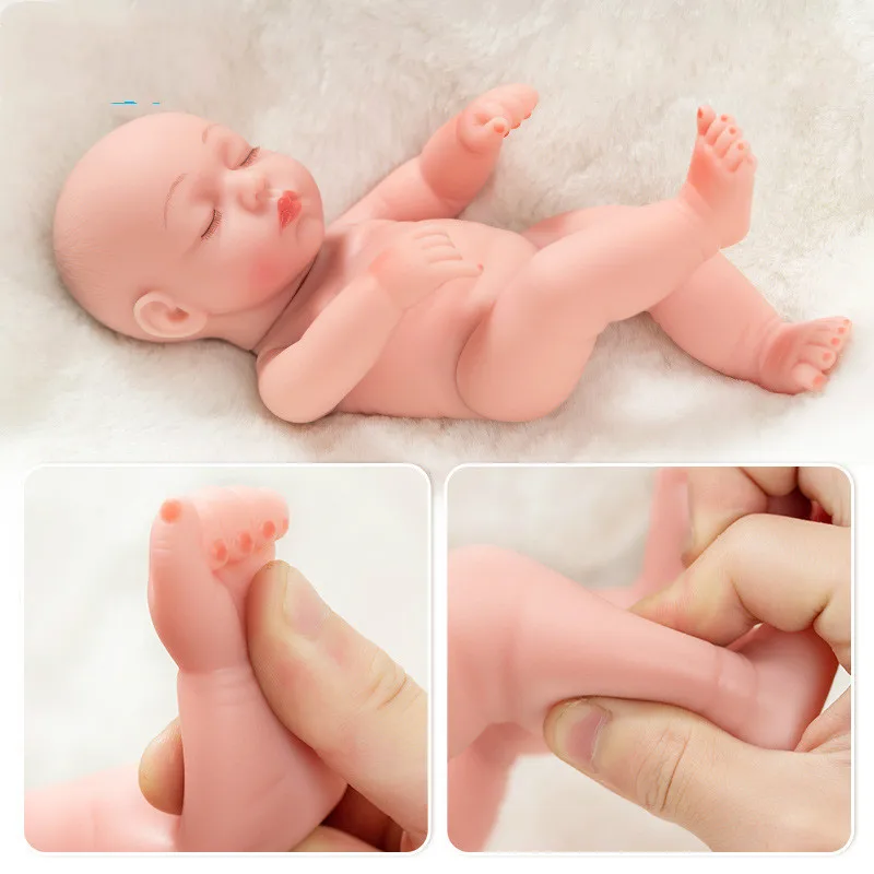 Кукла Bebe reborn игрушки для малышей 25 см мягкие силиконовые куклы новорожденных