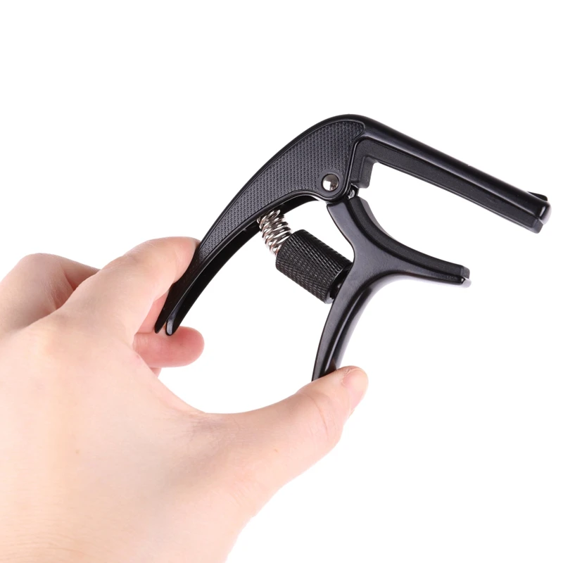 Металл/пластик гитара Капо Зажим с регулируемым давлением винт колеса и палочки