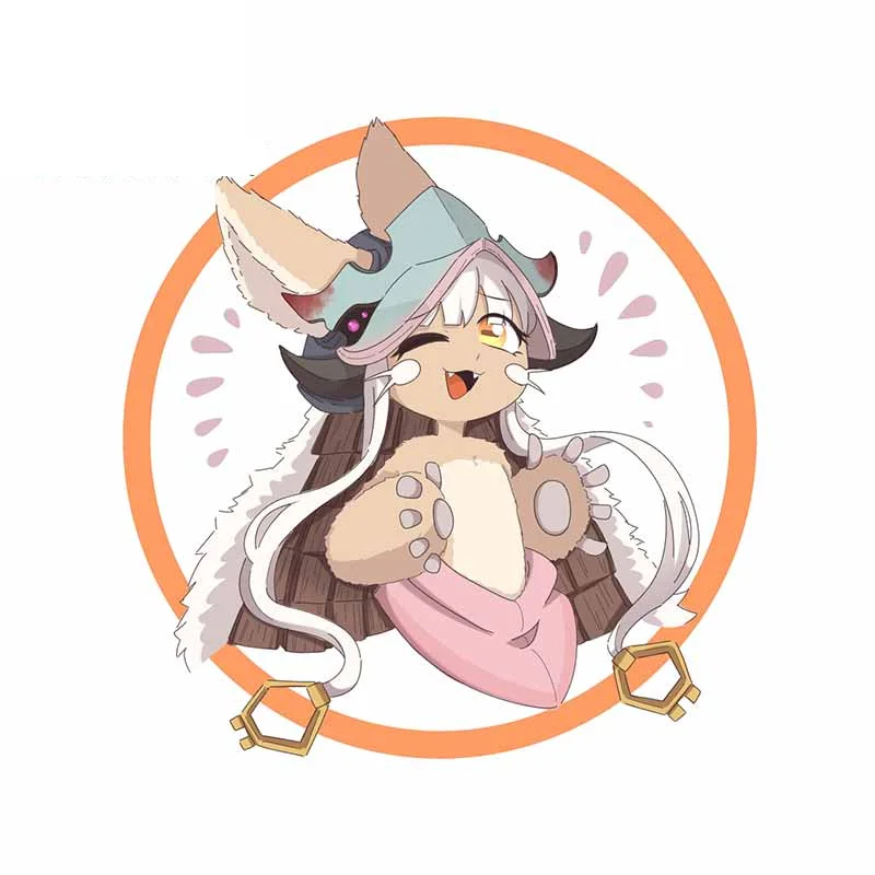 

Cute Animal Girl Graphics Car Stickers Decals Waterproof on Motorcycle Whole Body Bodywork Windshield Suv Decoration KK13*13cm