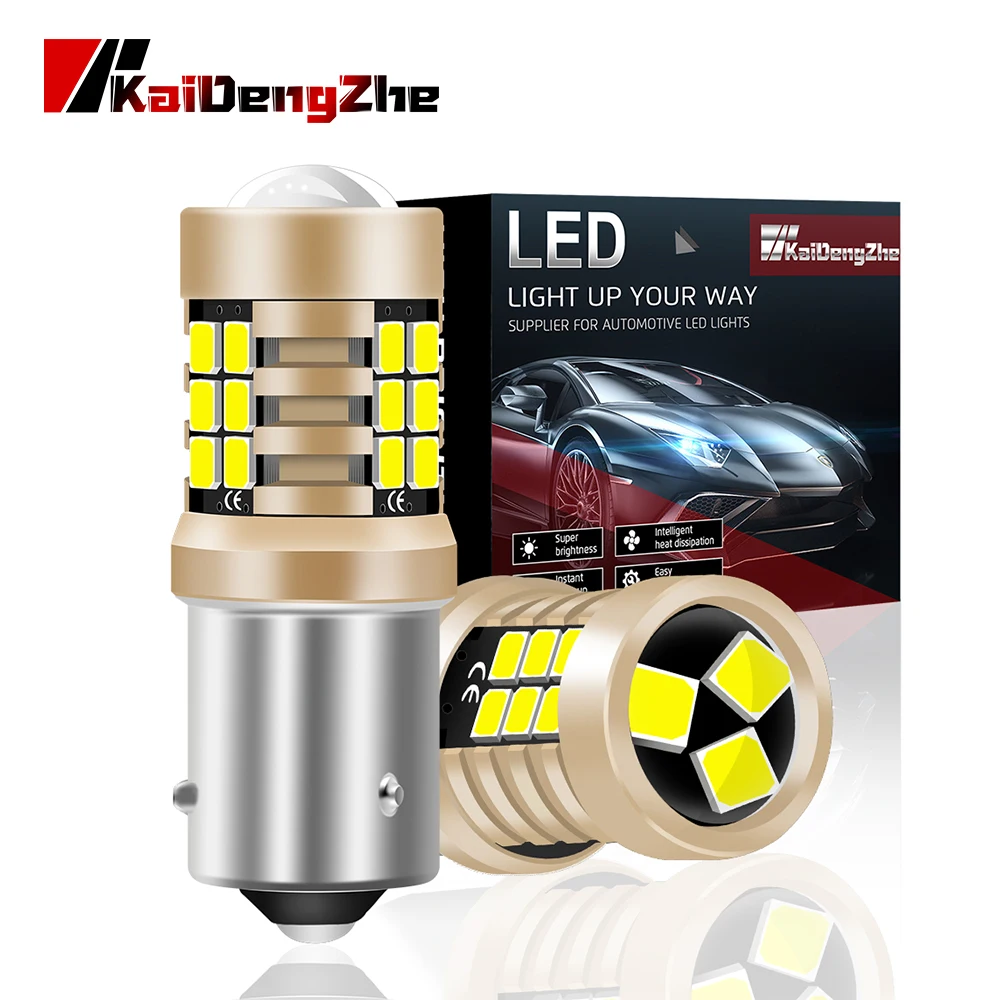

2x3030 21smd CanBus 1156 BAU15S PY21W светодиодный лампы авто лампы 2400Lm Автомобильный светодиодный светильник 12V - 24V для обратный светильник тормозной свет...