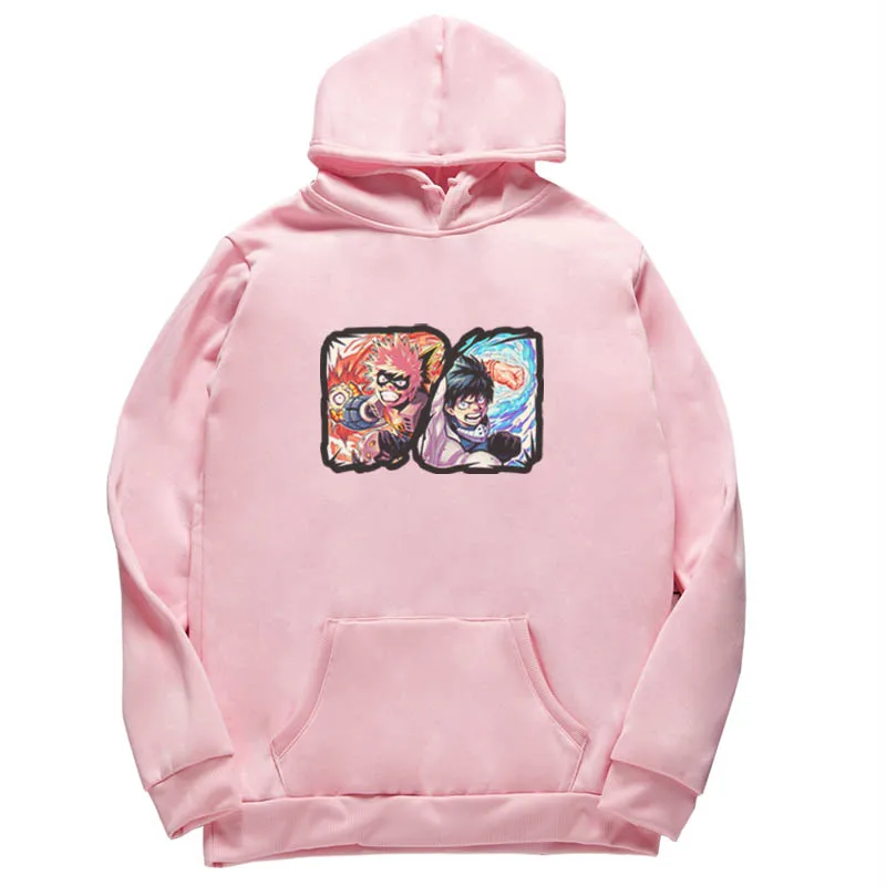 

2021 My Hero Academy Printing Unisex pullovers Girl Hooded Sweatershirt HipHop Style Streetshirt Hoodie