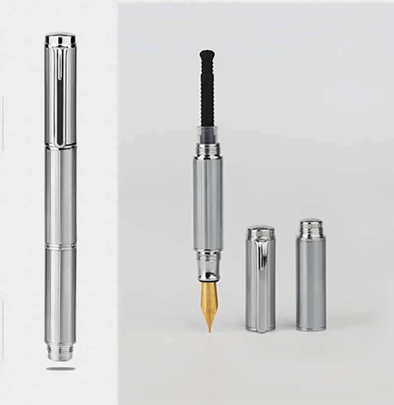 Moonman креативная трехсекционная мини перьевая ручка из нержавеющей стали