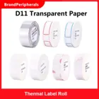 Термопрозрачная бумага для принтера NiiMbot, прозрачная Водонепроницаемая маслостойкая Косметика с именем и датой, ценовая этикетка для D11 и D110