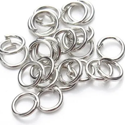 Прыжок моды Разделение кольца KC Золотой/Серебряный/пистолет черный Цвет