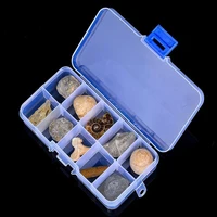 10pcsset natural fossils specimens biology science gift a display box kids kit christmas with natural toy specimens learni q7e2