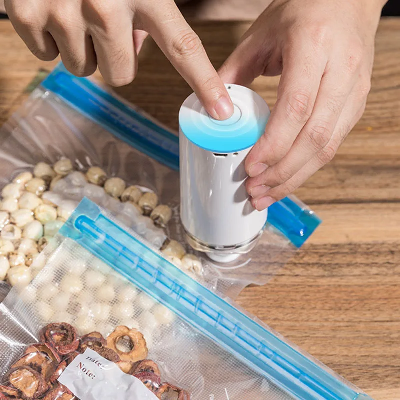 Вакуумный мини-насос для хранения одежды пищевых продуктов вакуумный пакет с