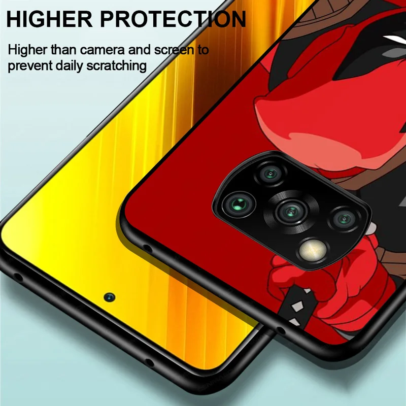 

Marvel Avengers Deadpool Super Hero For Xiaomi Poco C3 M3 M2 X3 NFC X2 F3 F2 F1 Mi A3 A2 Lite Pro TPU Silicone Black Phone Case