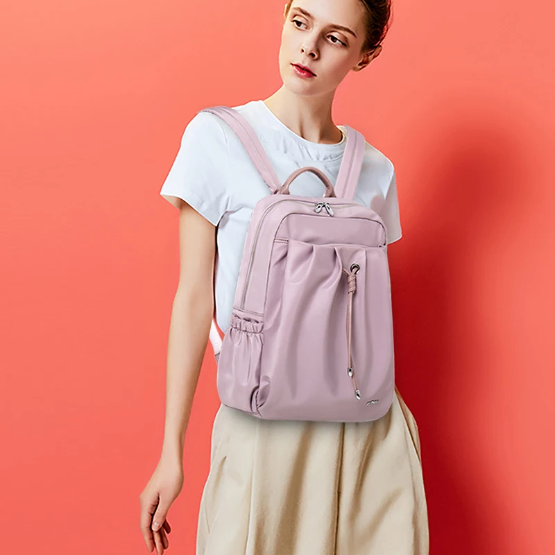 ZOGER Oxford cloth ultra light shoulder bag Korean version new college student bag female simple wild backpack