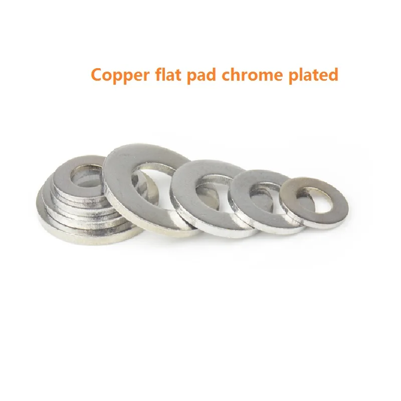 

Copper gasket copper flat pad copper washer Huashi chrome copper ring meson M4M5M6M8M10M12M14M16M18M20
