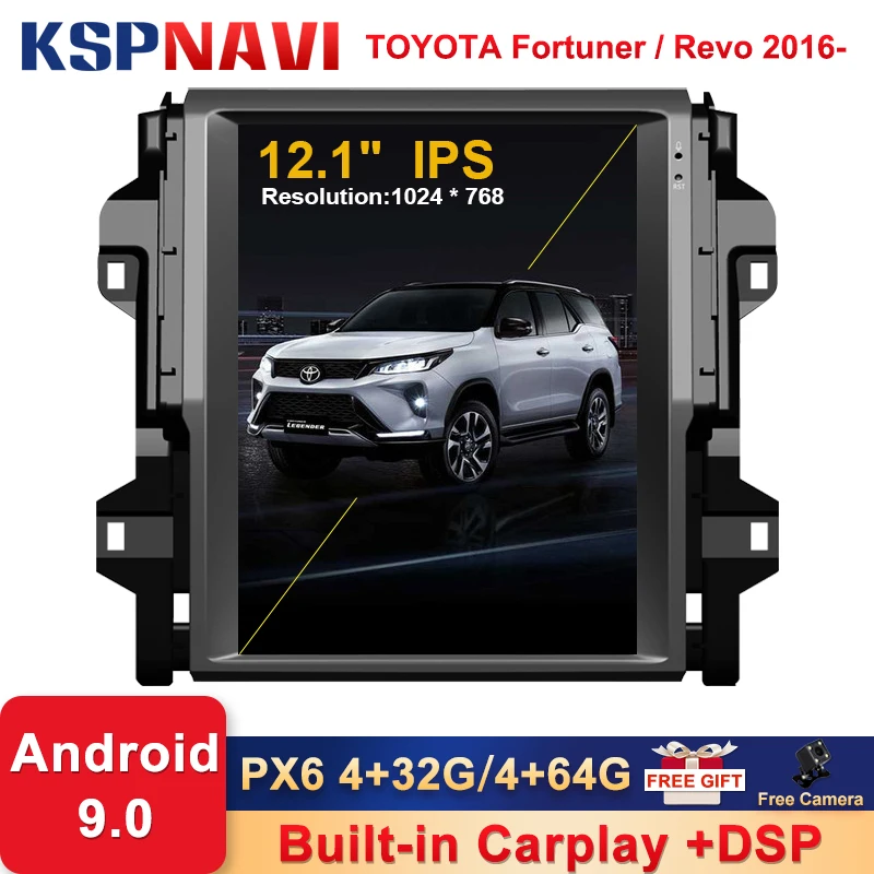

12,1 дюймовая Android система Радио для Toyota Fortuner/ Revo 216- Auto A/C Мультимедийная навигация Видео Аудио плеер головное устройство
