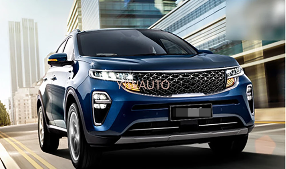 Дверной игровой коврик для Kia KX5 2019 ворота в бороздках двери автомобиля резиновые