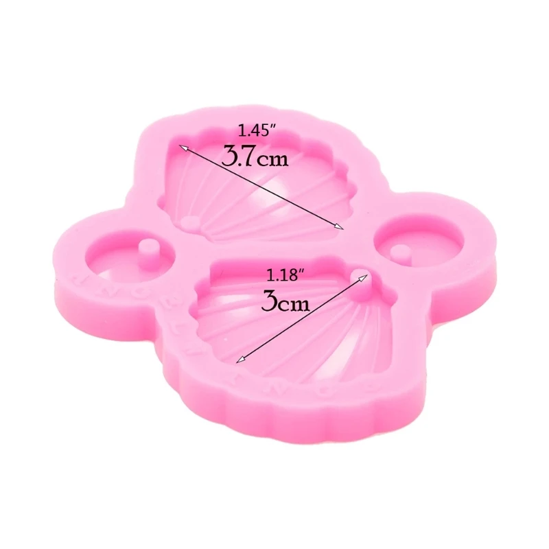 

Keychain Epoxy Resin Mold Key Chain Pendants Silicone Mould DIY Crafts Decorations Casting Tool